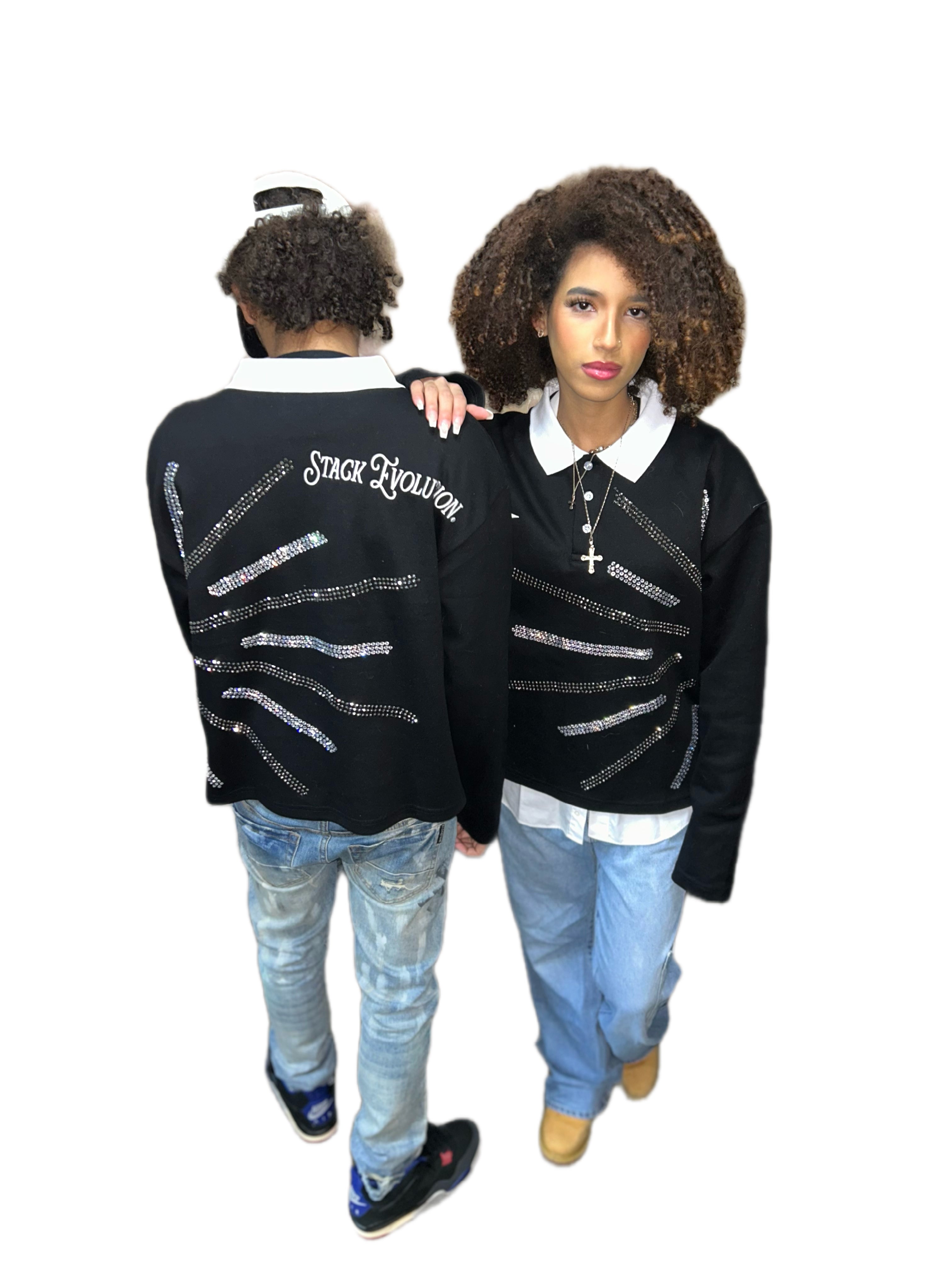 Rhinestone Rugby (Black)