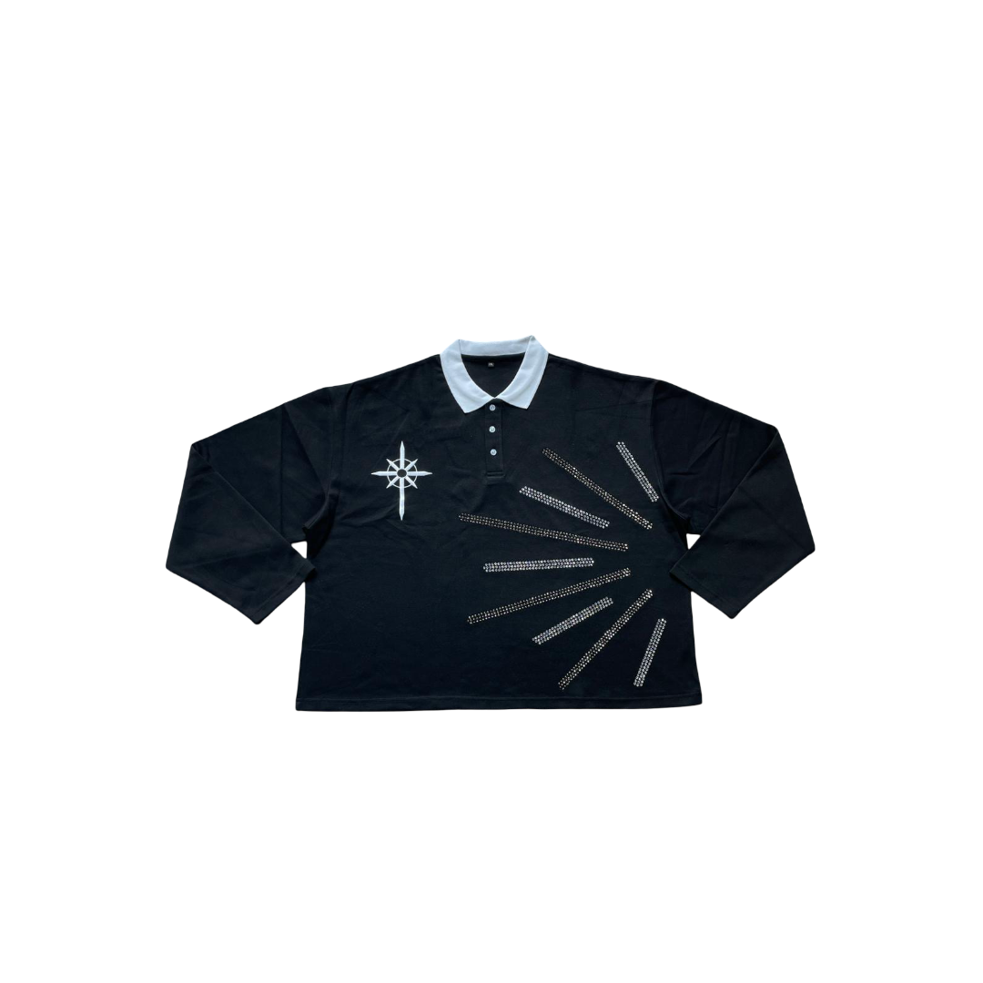 Rhinestone Rugby (Black)