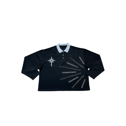Rhinestone Rugby (Black)