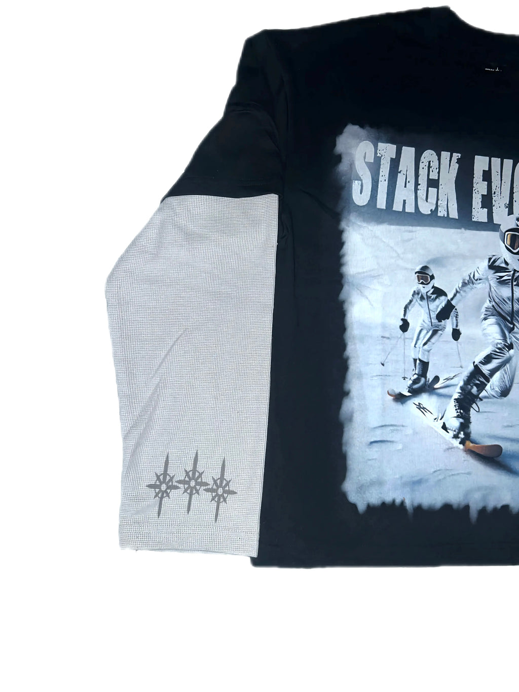 Moon Skiing Double-layer tee