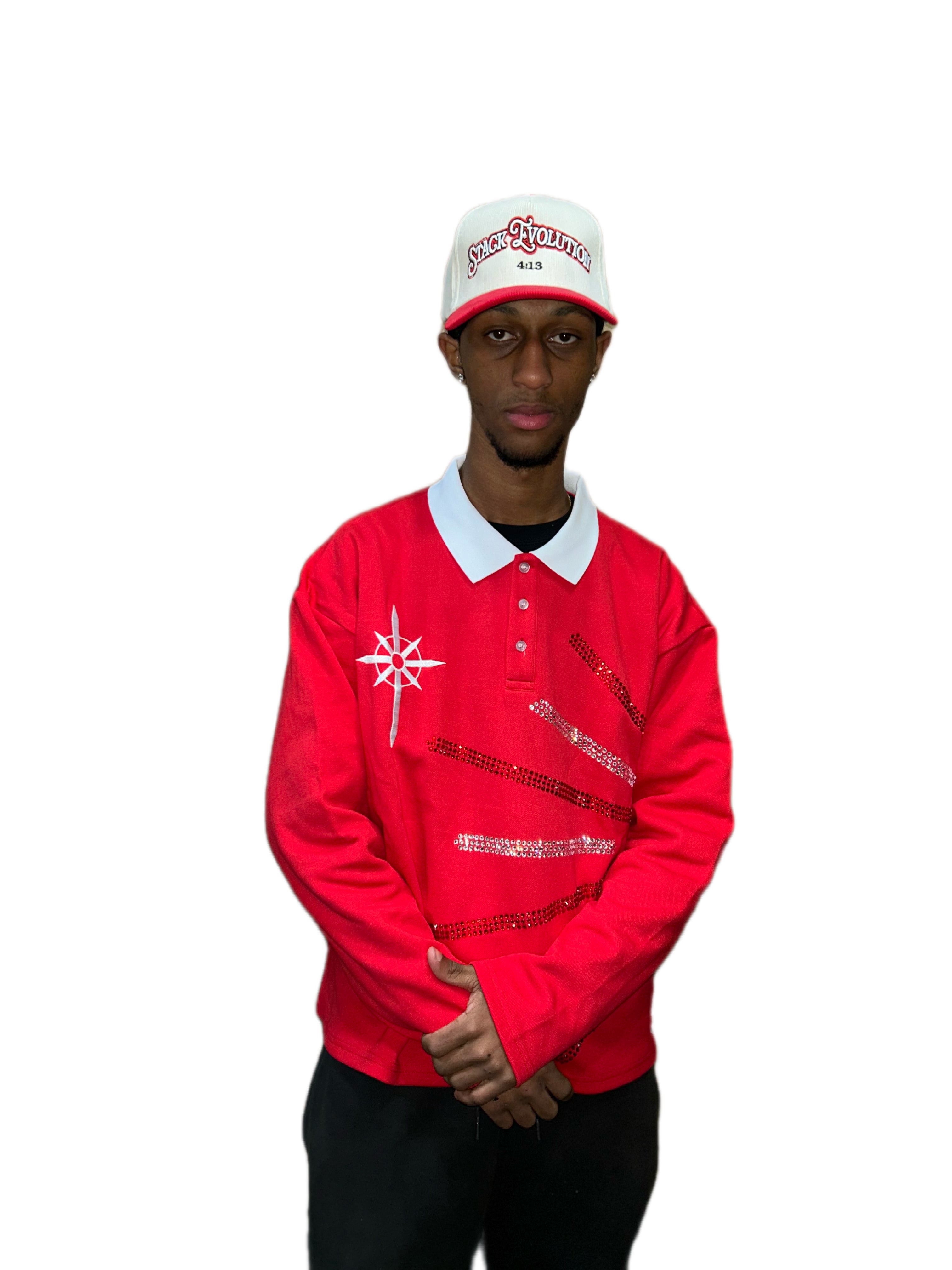 Rhinestone Rugby (Red)