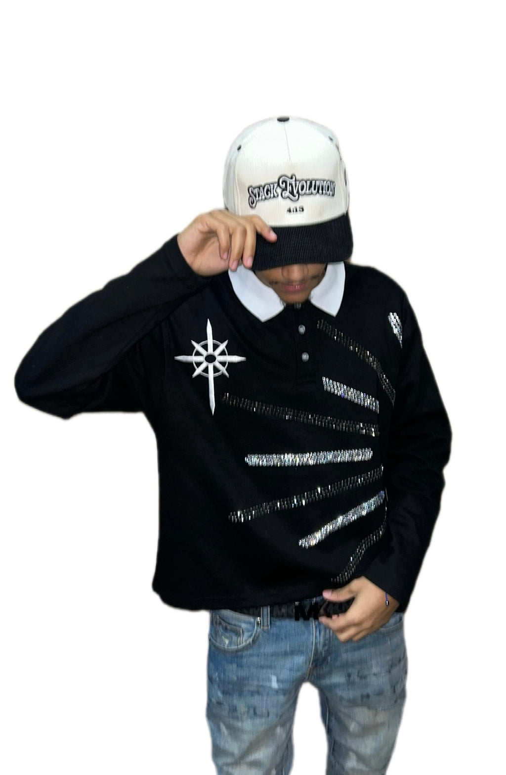 Rhinestone Rugby (Black)