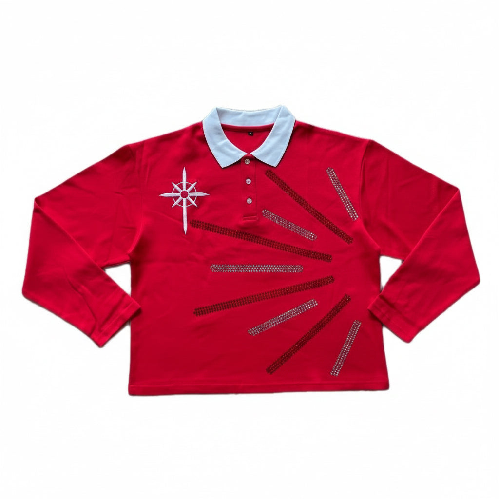 Rhinestone Rugby (Red)