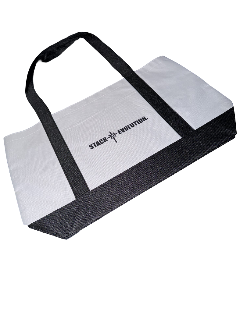 Shopping Tote Bag (Black/white)