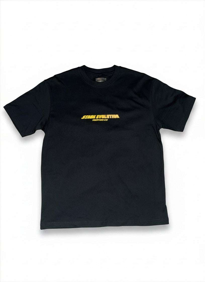 Back SE Logo tee (Black/Yellow)
